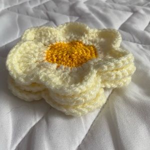 Crochet Flower Coaster